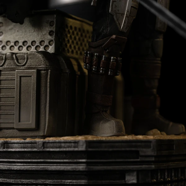 Soška Iron Studios Art Scale 1/10 SW: The Mandalorian - Din Djarin and Grogu 21,3 cm - Sochy a sošky - Obrázek Y9Z9000K01