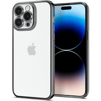 Spigen Optik Crystal kryt iPhone 14 Pro chrom/šedé - Pouzdra
