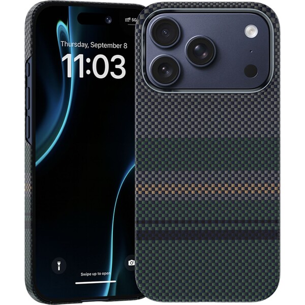 Benks ArmorAir 600D Kevlar MagSafe kryt iPhone 17 Pro Aurora