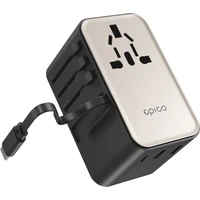Epico UltraBoost EU45 70W GaN univerzální cestovní adaptér titanový - Nabíječky