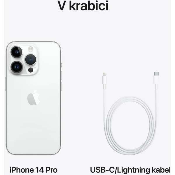 Apple iPhone 14 Pro 1TB stříbrný (Kategorie B) - Mobilní telefony - Obrázek YALG300401