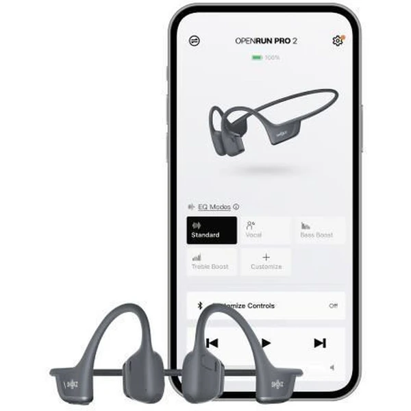 Shokz OpenRun Pro 2 Mini (USB-C) bezdrátová sluchátka černá - Sluchátka - Obrázek YATA000N01