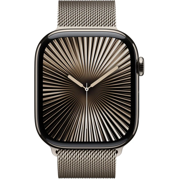 Apple Watch 49/46/45/44mm přírodní milánský tah S/M - Řemínky - Obrázek YB99000N01