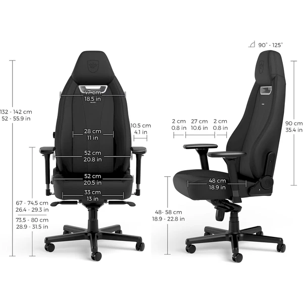 noblechairs LEGEND Black Edition herní židle černá - Židle - Obrázek YBUA000J01