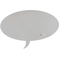 Rocada Skin Shape Talk 6441-7038 magnetická tabule achátová šedá RAL 7038 - Magnetické tabule