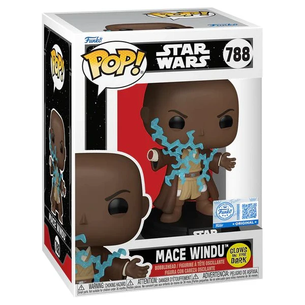 Funko POP! #788 Star Wars: SW: Revenge of the sith - Mace Windu (Special) (GITD) - Funko POP! - Obrázek YCMG000K01