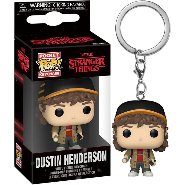 Funko POP! Keychain: Stranger Things S5 - Dustin Henderson