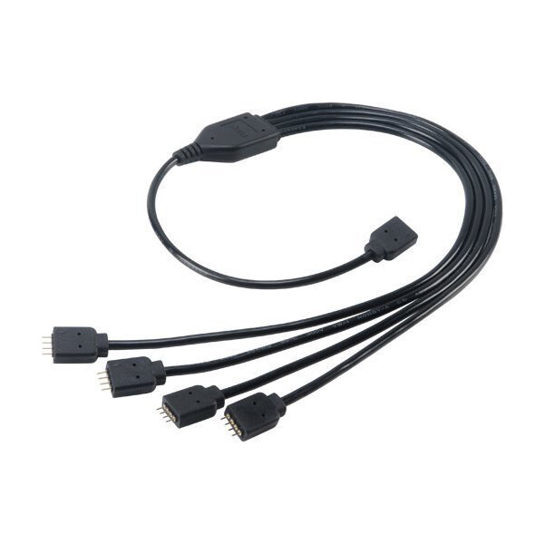 Akasa rozbočovač pro RGB LED pásky (AK-CBLD04-50BK), 50 cm