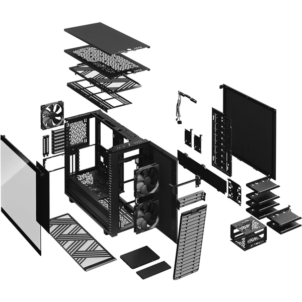 Fractal Design Define 7 Černá TG Dark Tint - Počítačové skříně - Obrázek YDAW600301