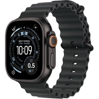 Apple Watch Ultra 3 (2025) 49mm Černý titan s černým oceánským řemínkem - Chytré hodinky
