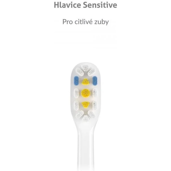 TrueLife SonicBrush UV Heads White Sensitive 8 Pack - Zubní kartáčky - Obrázek YDTG300401