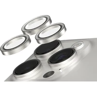 PanzerGlass® SAFE Camera Apple iPhone 16 Pro/15 Pro/16 Pro Max/15 Pro Max třpytivě stříbrné HoOps™ - Ochranné folie a skla
