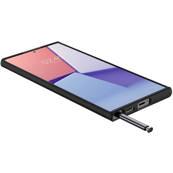 Spigen Thin Fit kryt Samsung Galaxy S22 Ultra černý - Pouzdra - Obrázek YE5C100501