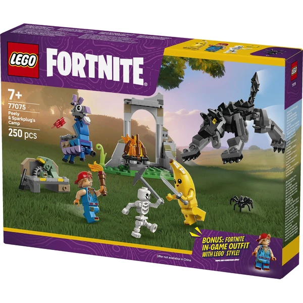 LEGO Fortnite 77075 Peely a Sparkplug a jejich tábořiště - LEGO - Obrázek YE5G000K01