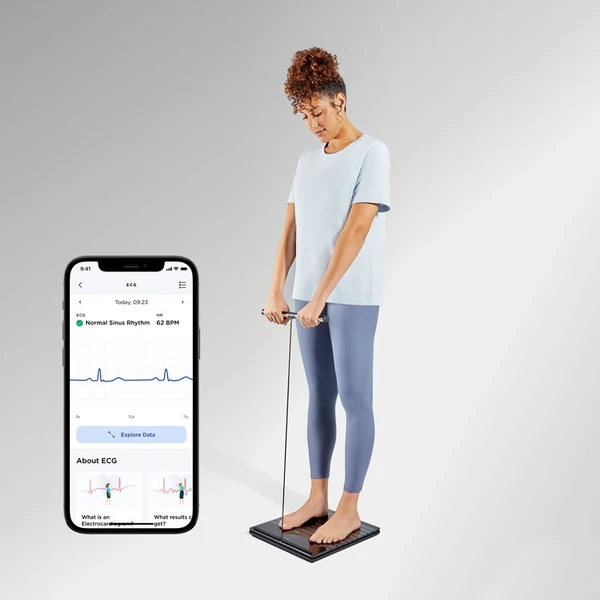 Withings Body Scan chytrá zdravotní stanice černá - Chytré váhy - Obrázek YEHP100501