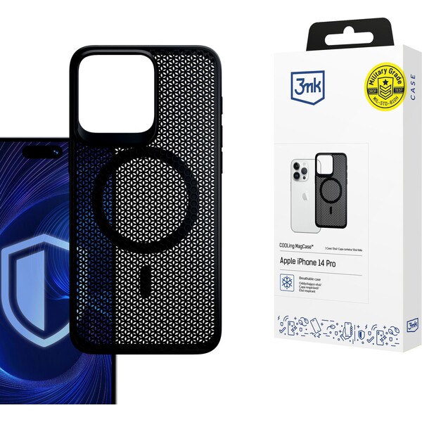 3mk ochranný kryt COOLing MagCase pro Apple iPhone 14 Pro Černá