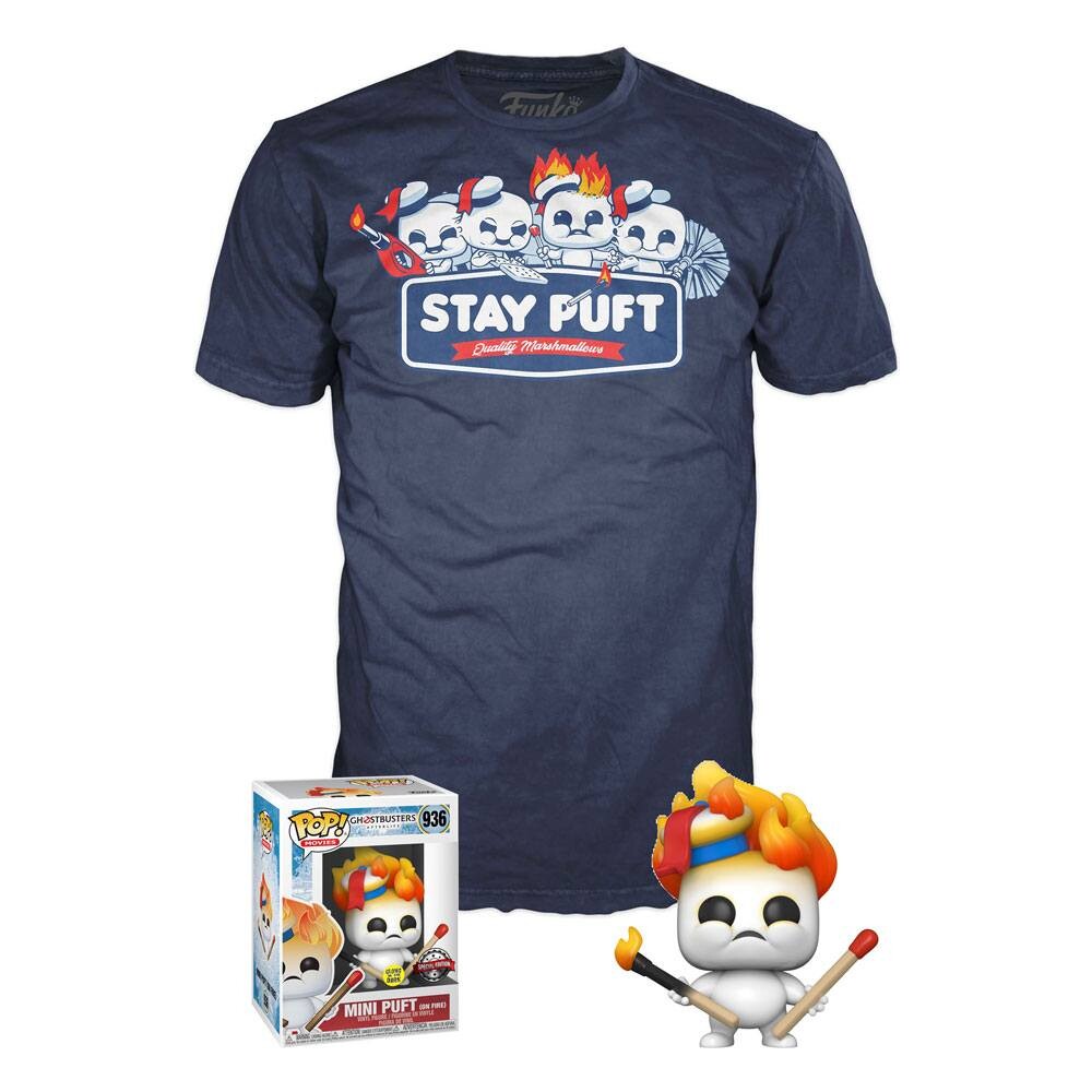 Funko POP! & Tee Box Ghostbusters: Afterlife Stay Puft Quality Marshmallows L