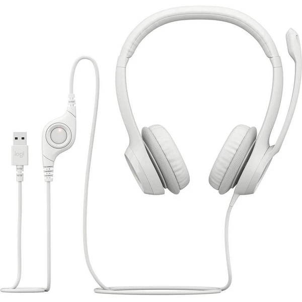 Logitech H390 sluchátka bílá - Sluchátka - Obrázek YGTE000K01