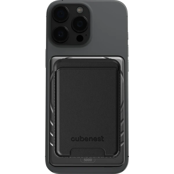 CubeNest SQ1B3D SlimDual Qi2/MagSafe powerbanka (5000 mAh) černá - Powerbanky - Obrázek YH9R000K01