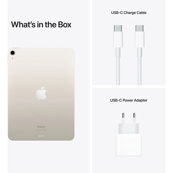 Apple iPad Air 64GB Wi-Fi hvězdně bílý (2022) - Tablety - Obrázek YHYX600301