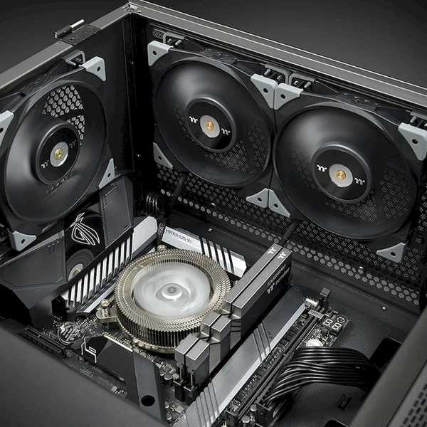 Thermaltake Toughfan 12 2-Pack černá - Ventilátory pro PC - Obrázek YI0M000K01