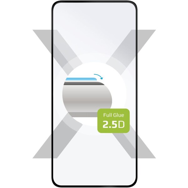 FIXED 2,5D Full-Cover tvrzené sklo Motorola Moto G34 5G černé