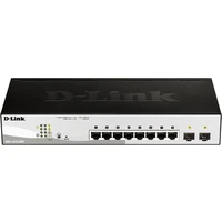 D-Link DGS-1210-08P 10-portový Gigabit Smart PoE Switch - Switche