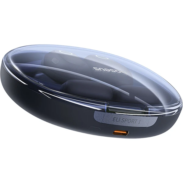Baseus Eli Sport 1 Open-Ear TWS bezdrátová sluchátka Cosmic Black - Sluchátka - Obrázek YJGE000L01