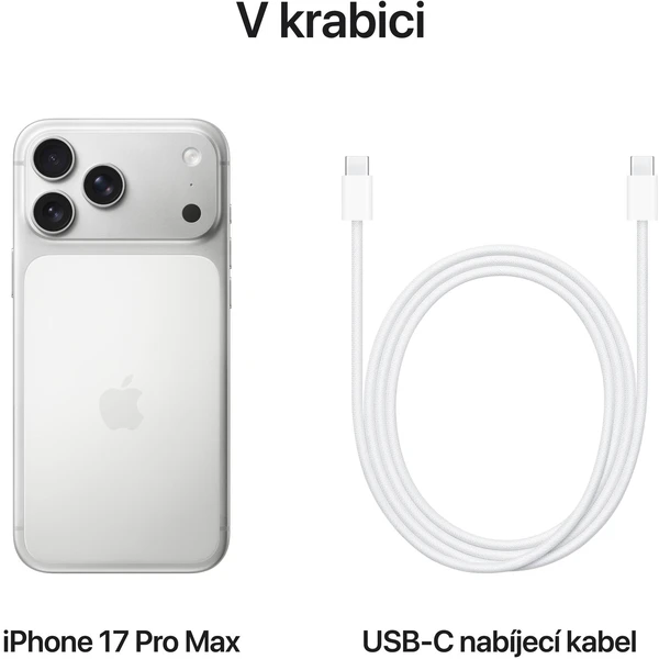 Apple iPhone 17 Pro Max 256GB stříbrný - Mobilní telefony - Obrázek YJNH000K01