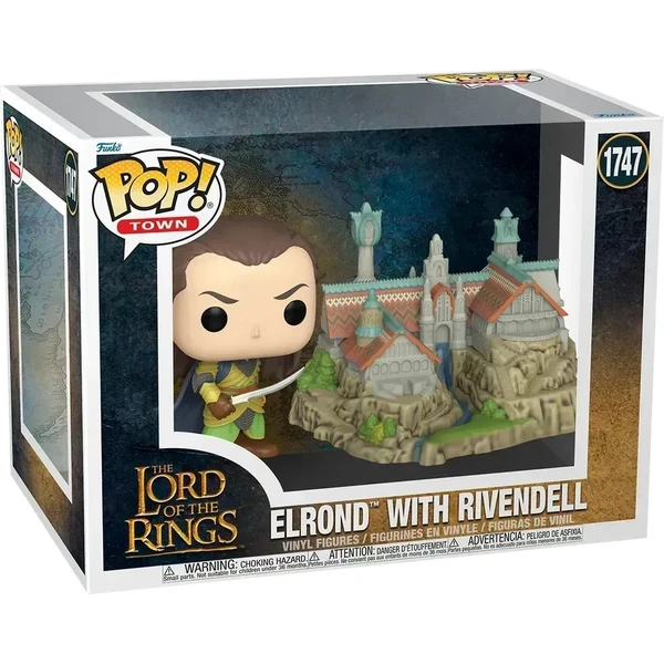 Funko POP! #1747 Town: Lord of the Rings - Elrond & Rivendell  - Funko POP! - Obrázek YKCG000N01