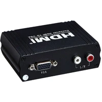 PremiumCord HDMI -> VGA + Cinch elektronická redukce černá - Kabely a redukce