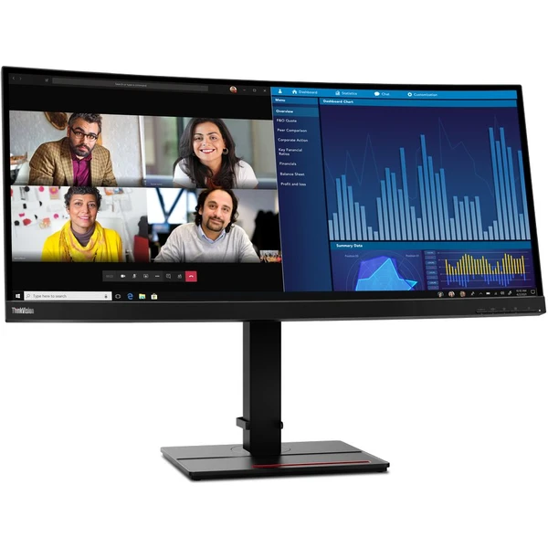 Lenovo ThinkVision P34w-20 zahnutý monitor 34,14" s webkamerou MC50 - Monitory - Obrázek YL4D300401