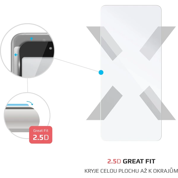 FIXED 2,5D tvrzené sklo 0,33mm Samsung Galaxy S20 FE/FE 5G čiré - Ochranné folie a skla - Obrázek YLE1300401