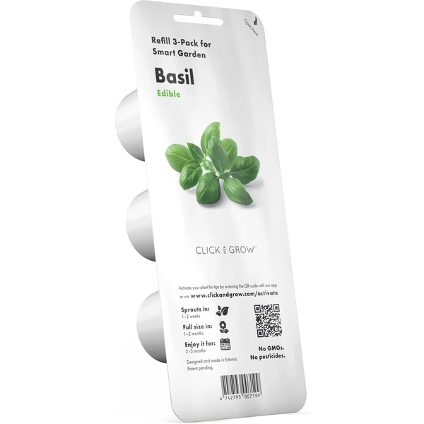 Click and Grow bazalka kapsle se semínky a substrátem 3ks - Sazenice - Obrázek YLSR000401