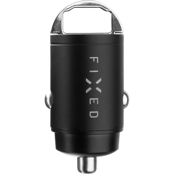 FIXED Mini autonabíječka s USB-C/USB-A, PD a QC 3.0, 30W, černá - Nabíječky - Obrázek YLVW600301