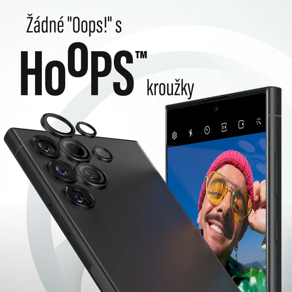 PanzerGlass HoOps ochranné kroužky Samsung Galaxy S24 Ultra - Ochranné folie a skla - Obrázek YM51000P01