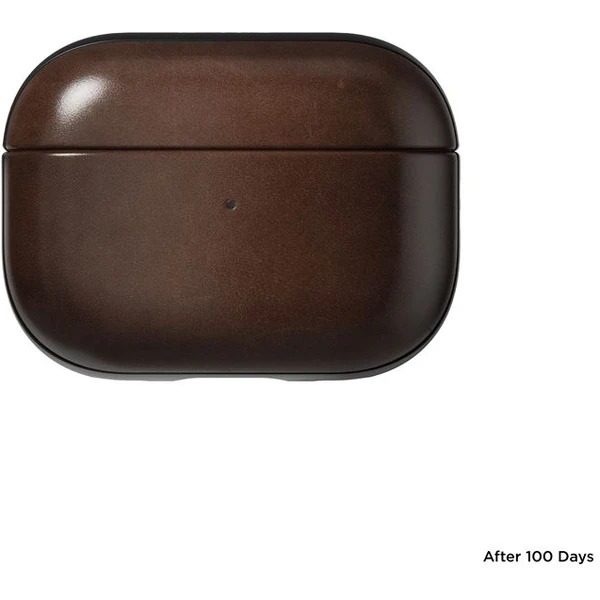Nomad Modern Leather pouzdro AirPods Pro 2. generace tmavě hnědé - Pouzdra - Obrázek YMH5000N01