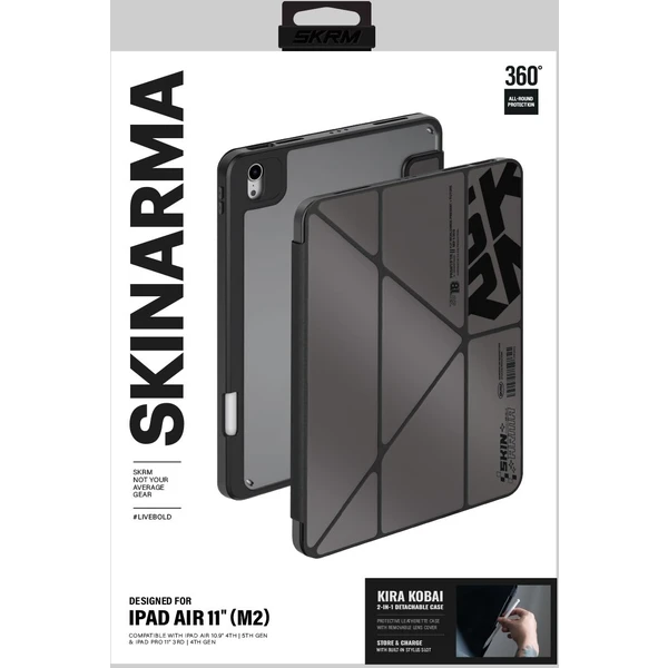 SKINARMA Kira Kobai pouzdro iPad Air 11" (2025/2026) Gunmetal - Pouzdra - Obrázek YND5000O01