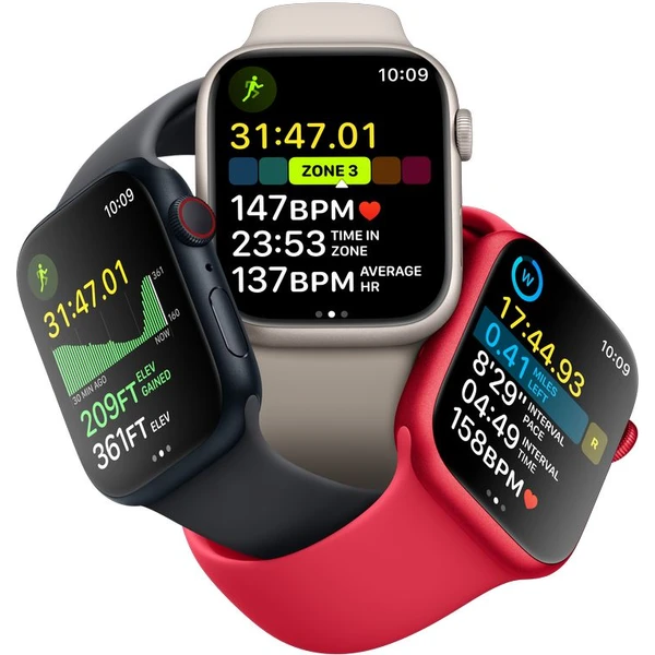 Apple Watch Series 8 Cellular 41mm hliník (Kategorie B) - Chytré hodinky - Obrázek YNLG300401