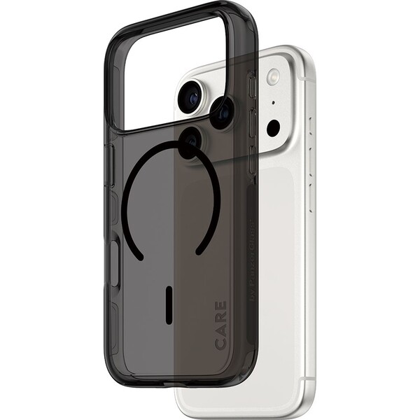PanzerGlass® CARE Smokey kryt s MagSafe Apple iPhone 17 Pro kouřový/černý