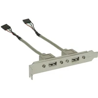 PremiumCord USB vývod z MB na záslepku (2x typ A) - Komponenty