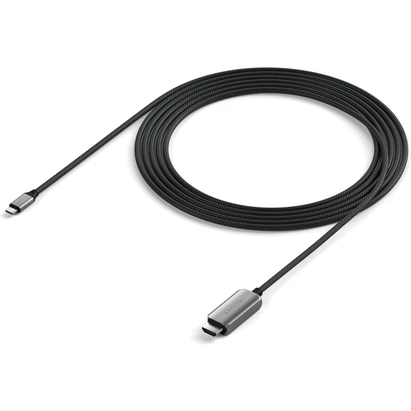 Satechi USB-C/HDMI 2.1 kabel 8K 2m vesmírně šedý - Kabely a redukce - Obrázek YOX5000O01