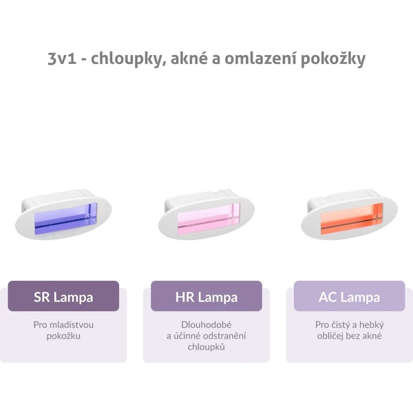 TrueLife odstraňovač chloupků  BELLE IPL E5 - Senzory - Obrázek YP4D300401