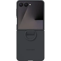 Samsung Ring Silicone Case ochranný kryt Galaxy Z Flip7 černý - Pouzdra