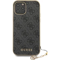 Guess 4G Charms kryt iPhone 12/12 Pro 6.1" šedý - Pouzdra
