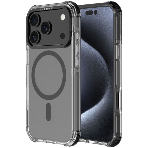 Cubenest MagPro Strong Guard MagSafe kryt iPhone 17 Pro černý