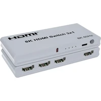 PremiumCord 8K@60Hz, 4K@144Hz HDMI switch 3:1 s dálkovým ovladačem - Ostatní
