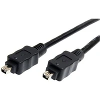 PremiumCord FireWire 4pin/FireWire 4pin kabel 2m černý - Kabely a redukce
