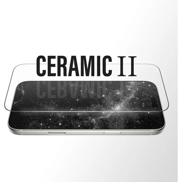 PanzerGlass® Ceramic II sklo Apple iPhone 17 Pro Max s instalačním rámečkem - Ochranné folie a skla - Obrázek YSEH000K01