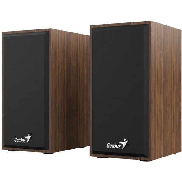 Genius SP-HF180 dřevěné reproduktory 2.0 hnědé - Reproduktory - Obrázek YTMK300401